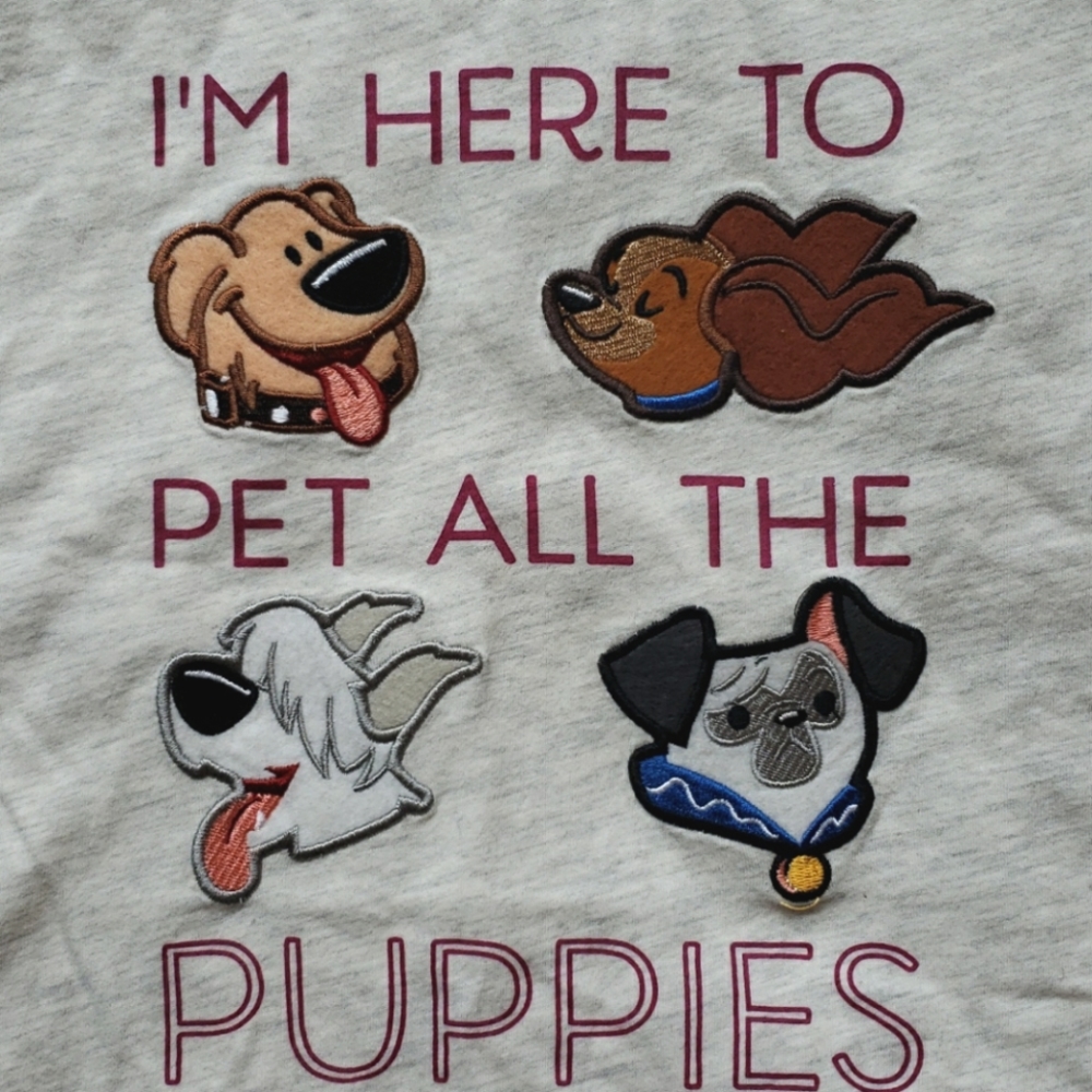DISNEY DOGS T-SHIRT FOR GIRLS XL